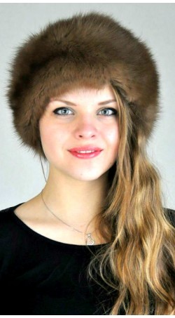 Sable fur hat 